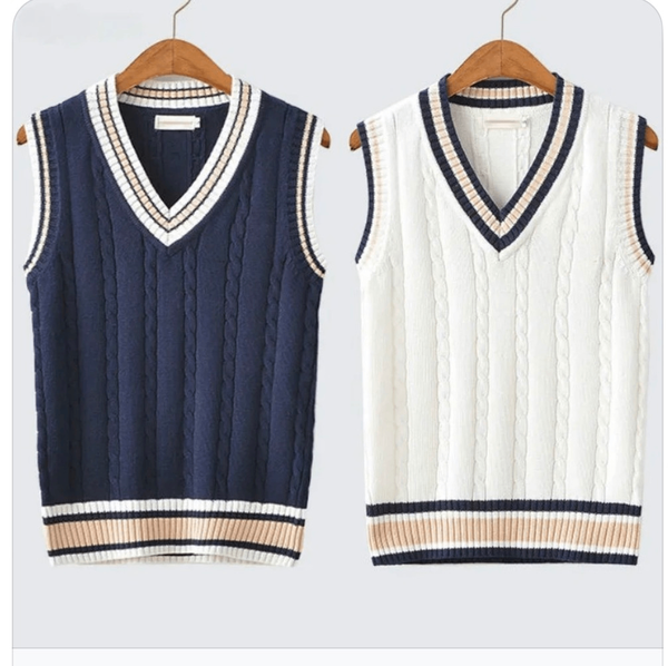 Pulls sans manches en tricot