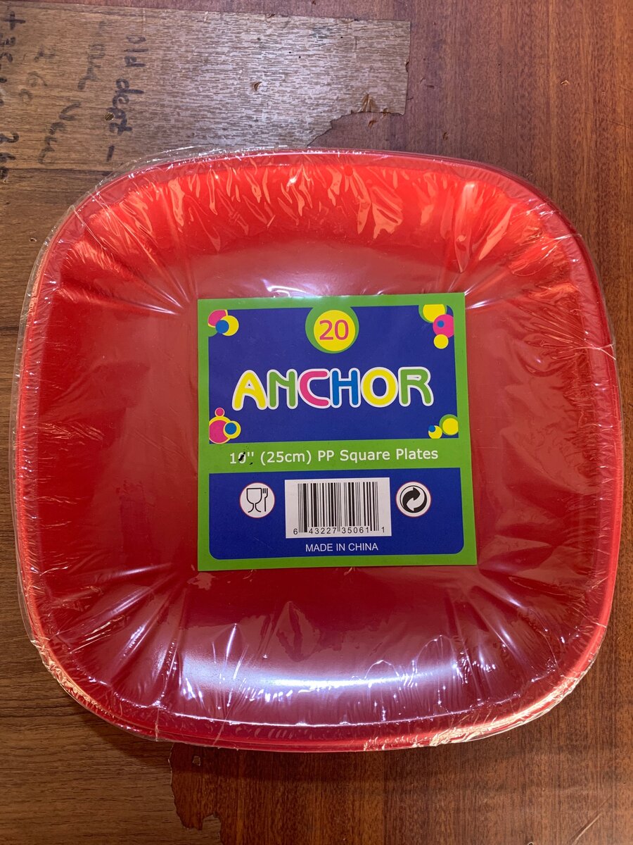 Anchor disposable plates