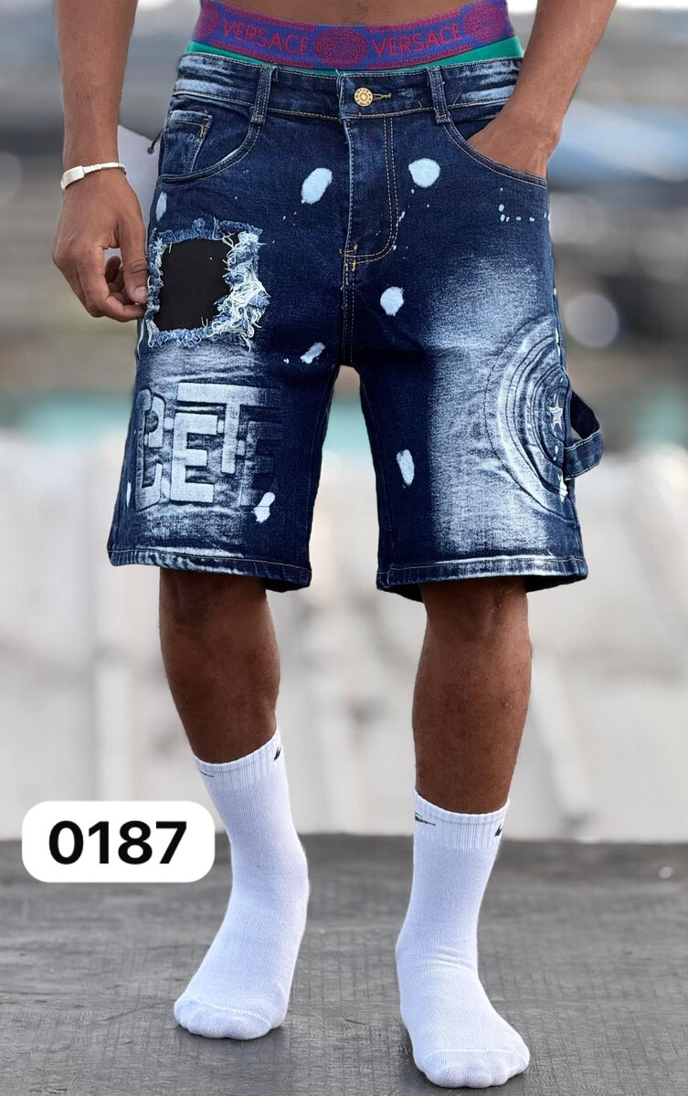 Shorts en jean déchirés tendance