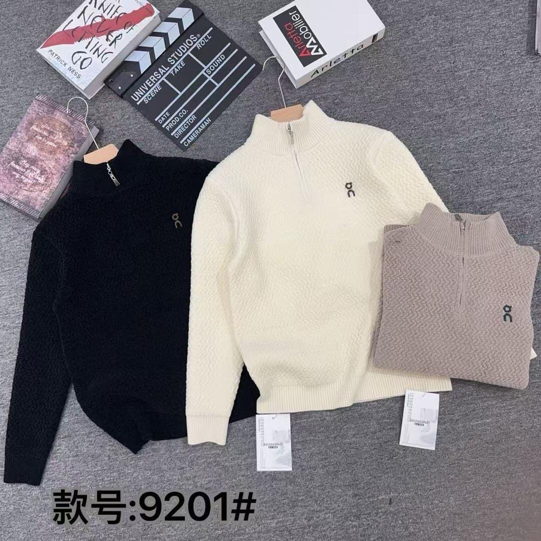 Pull Zippé en Tricot Doux