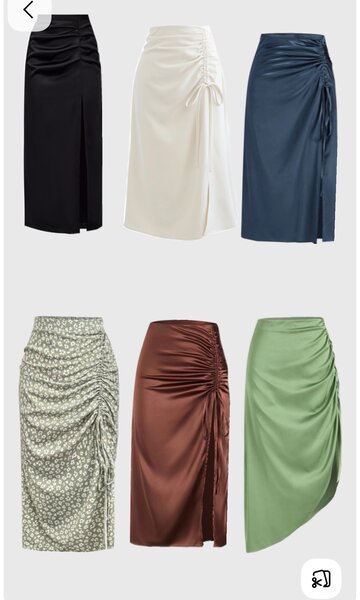 Jupes élégantes drapées