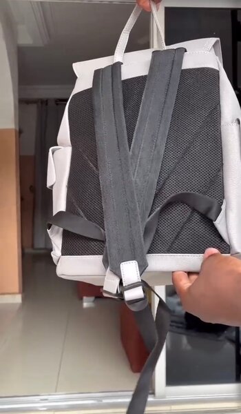 Sac à dos gris pour femme et homme
