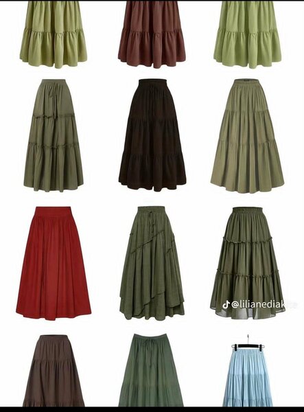 Jupe Longue Bohème Évasée