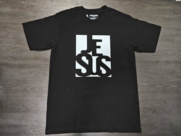 T-shirt Noir Jésus