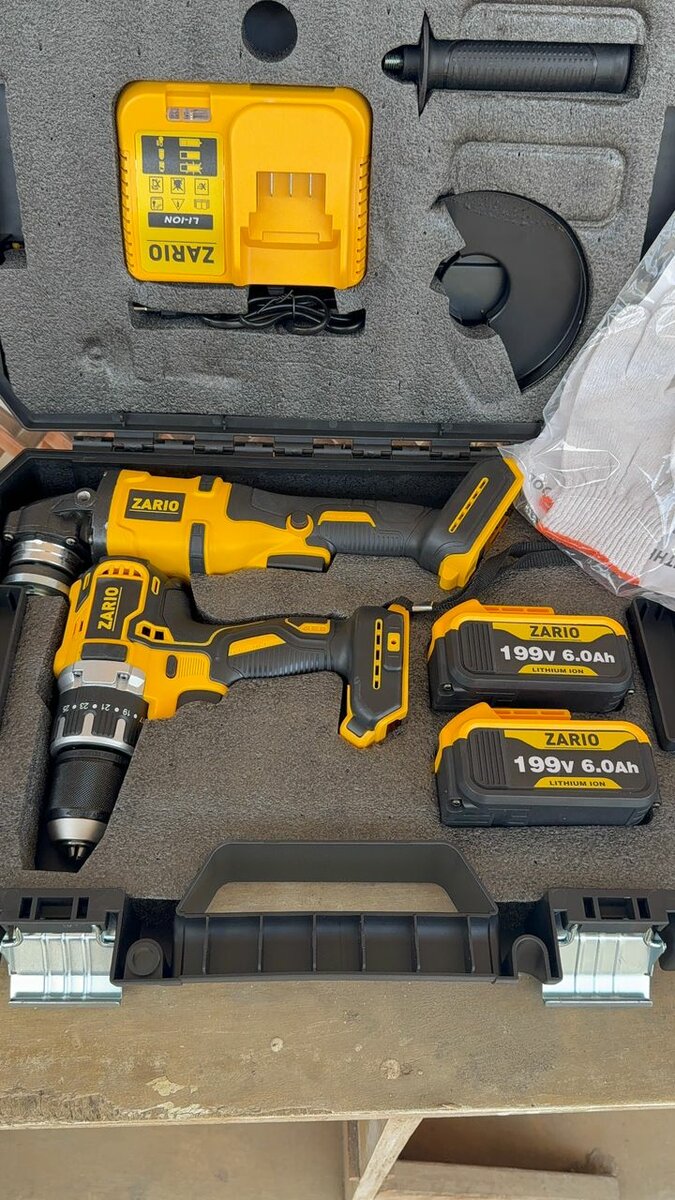 Ensemble Perceuse et Meuleuse ZARIO