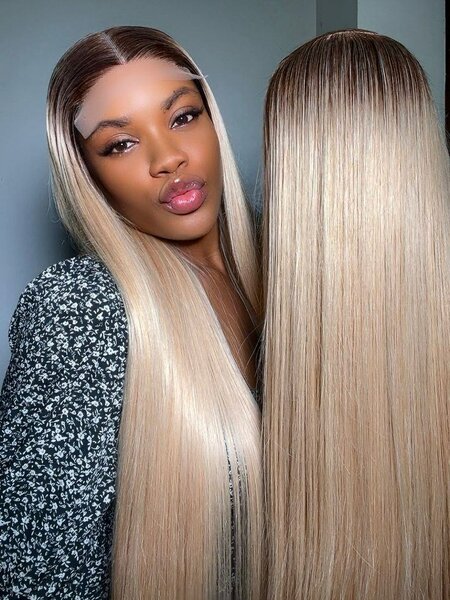 Perruque Lace Front Blonde