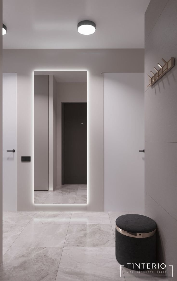 Шикарное зеркало с подсветкой на весь рост