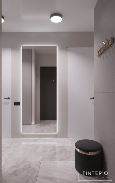 Шикарное зеркало с подсветкой на весь рост