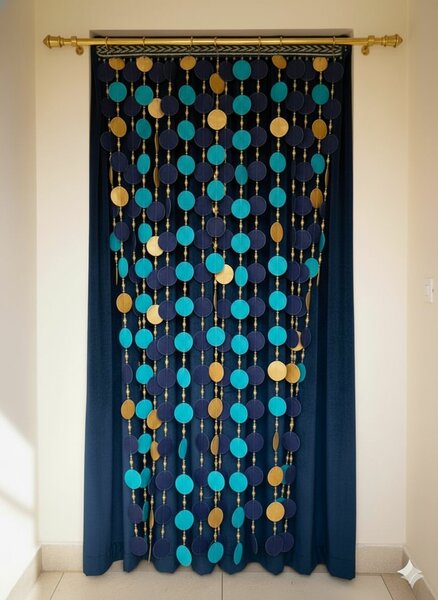 Rideau de porte décoratif 2en1