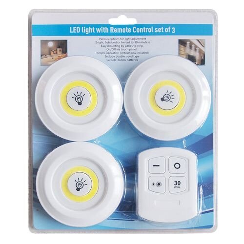 3 Led lumineux Télécommandée