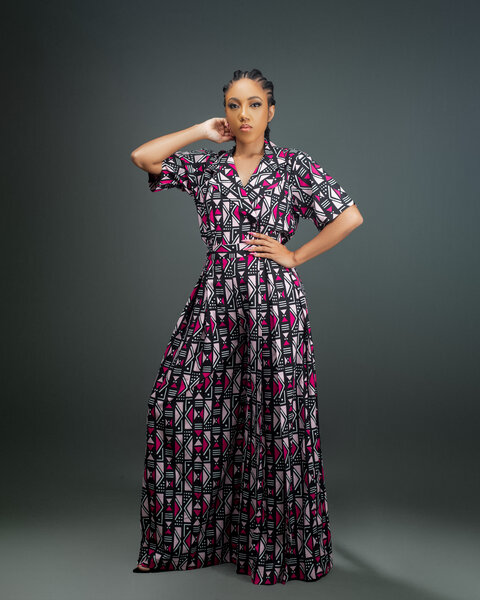 Ensemble pantalon évasé & haut