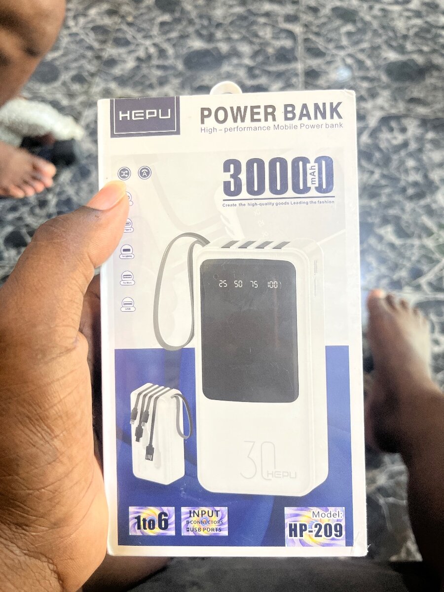 Power bank  Hepu 30000mah
