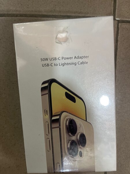 Chargeur rapide USB-C 50W avec câble Lightning