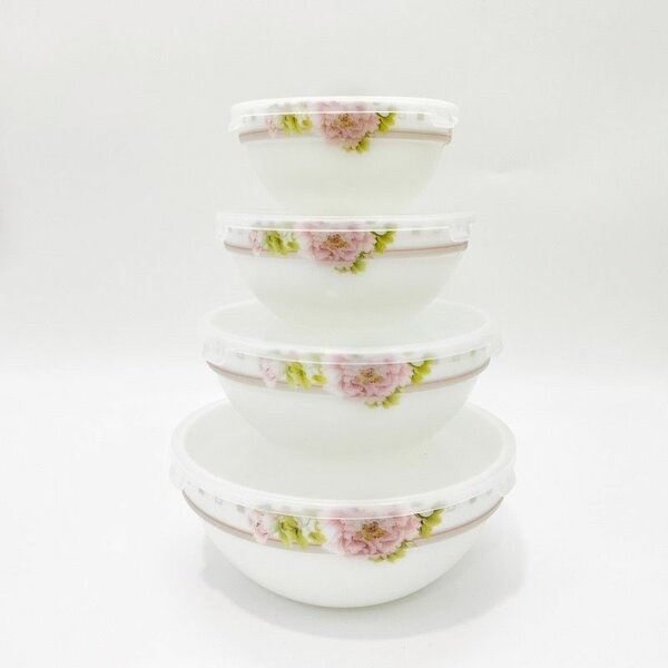 4pc heat resistant bowl set