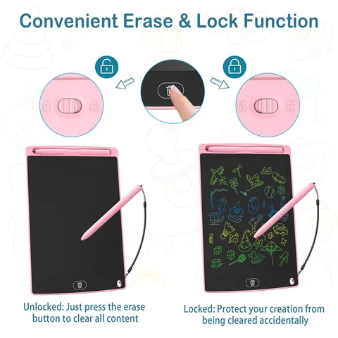 Ardoise numérique écran LCD 12 pouces