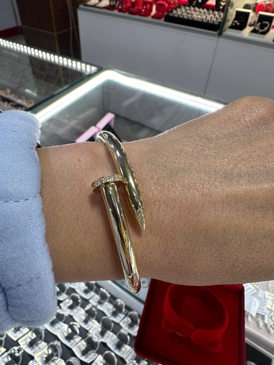 Браслет из желтого золота 585 проба.