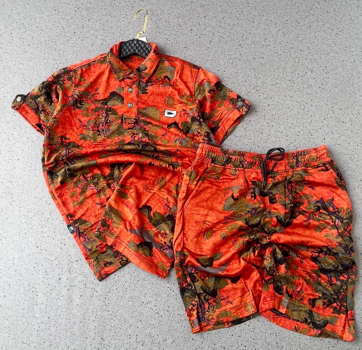 Flower Lacoste Top & Down