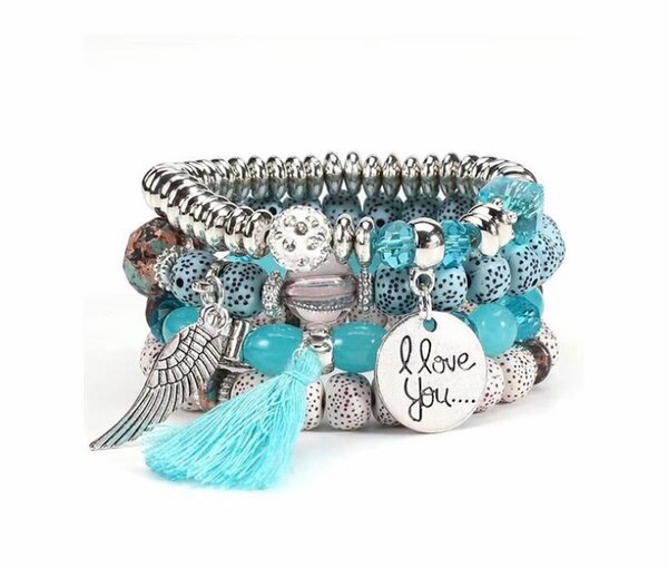 Bracelets bohèmes multicolores