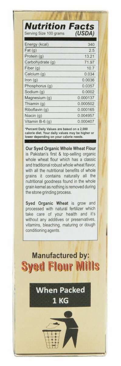 Syed Organic Whole Wheat Flour