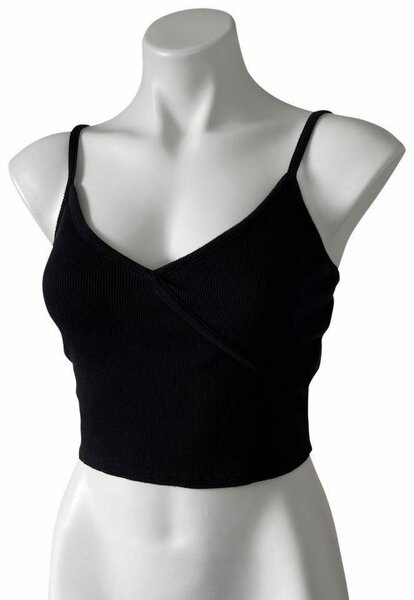 Top court noir femme élégant