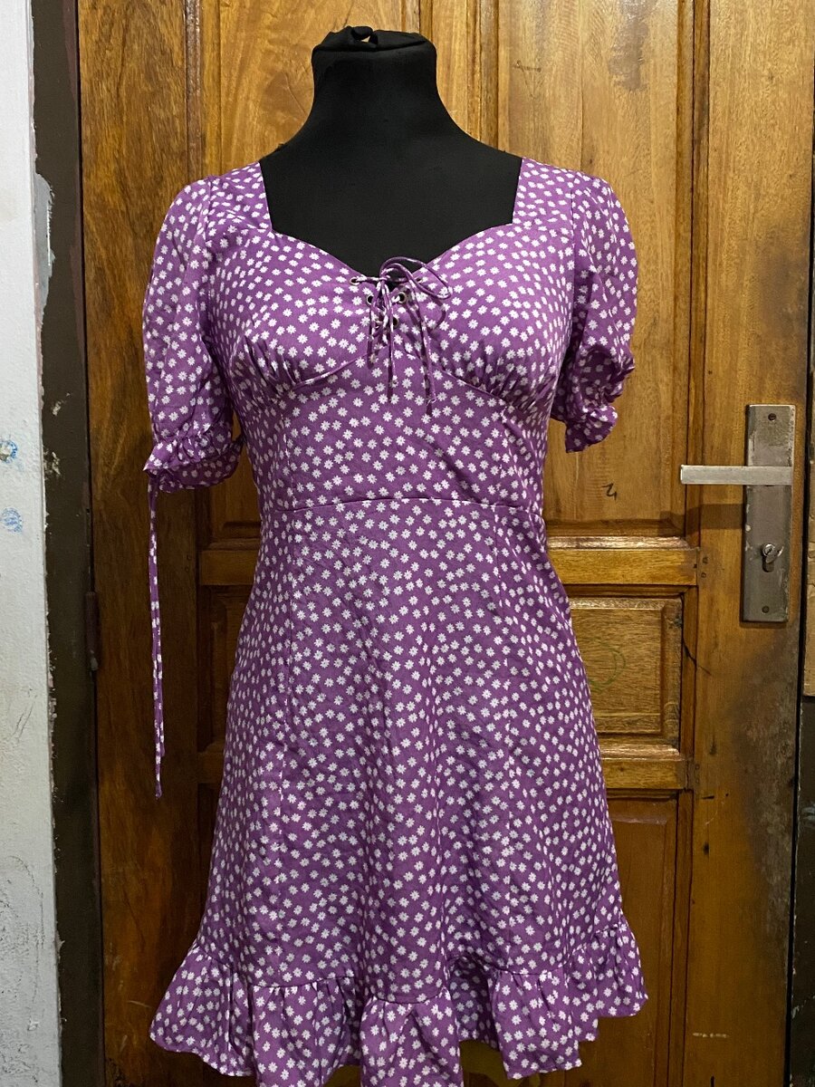 Robe été féminine à motifs