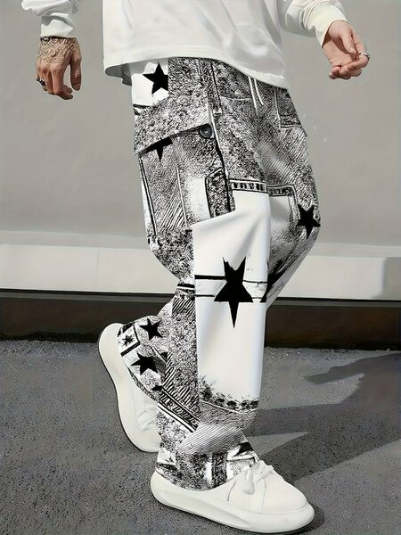 Pantalon cargo streetwear homme