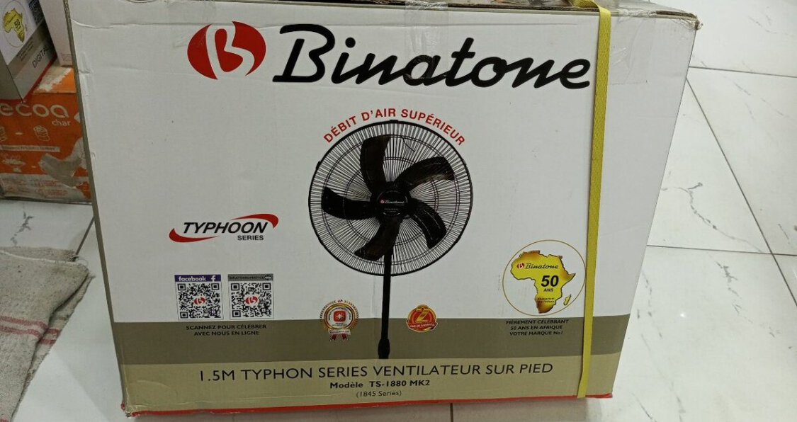 Ventilateur sur pied Binatone