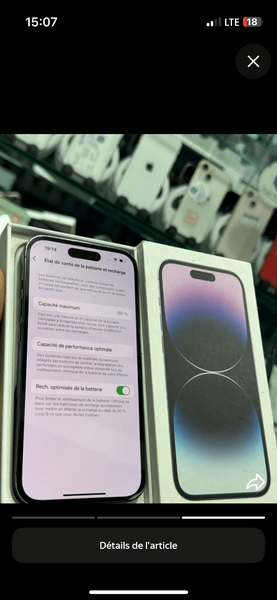 Smartphone Apple dernier modèle