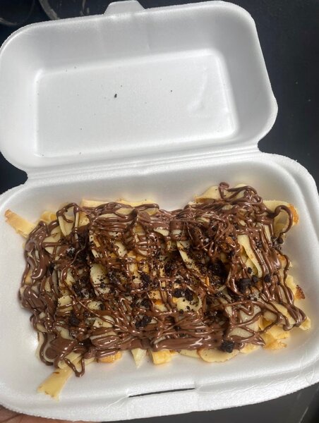 Fettuccine de crêpe au nutella