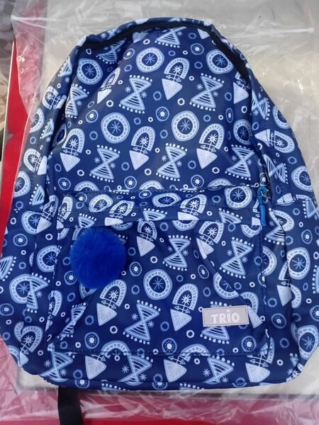 Sac à dos Trio motif géométrique