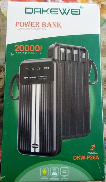 DAKEWEI Power Bank 20000mAh