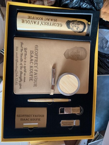 Customized bamboo  flask,dairy,pen etc.