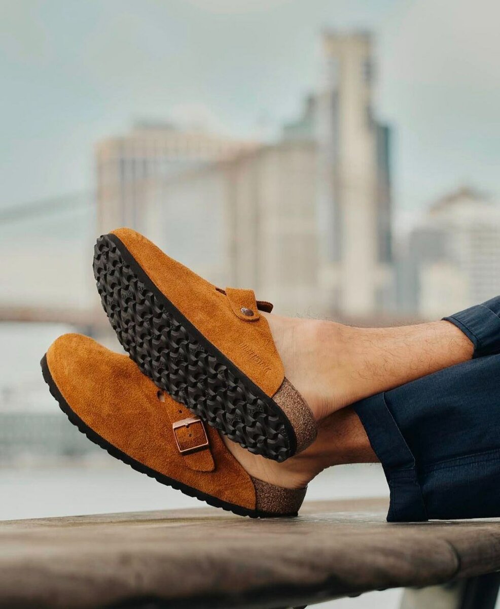 Boston Birkenstock half shoes