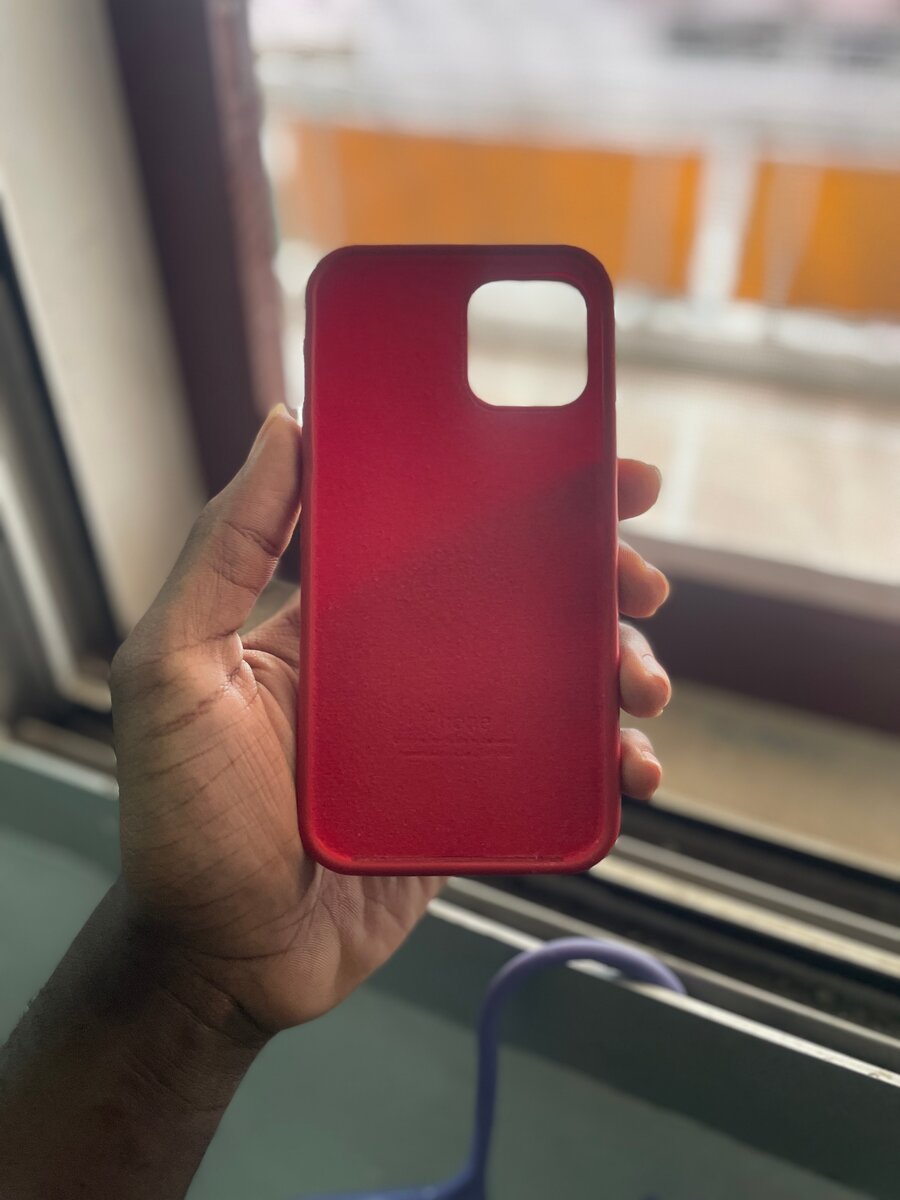 Coque Rouge Silicone iPhone