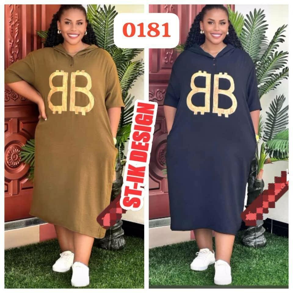 Robe rayée tendance