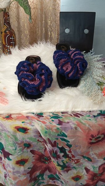 Mules en tricot pour femme