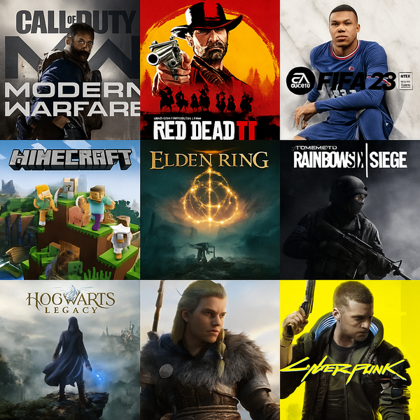 Clés numérique jeux vidéo