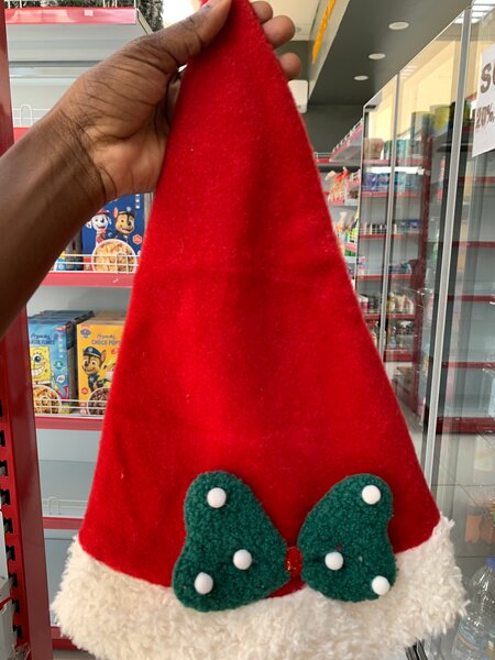 Chapeau de Noël rouge décoratif