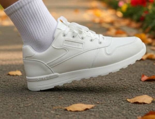 Baskets blanches élégantes