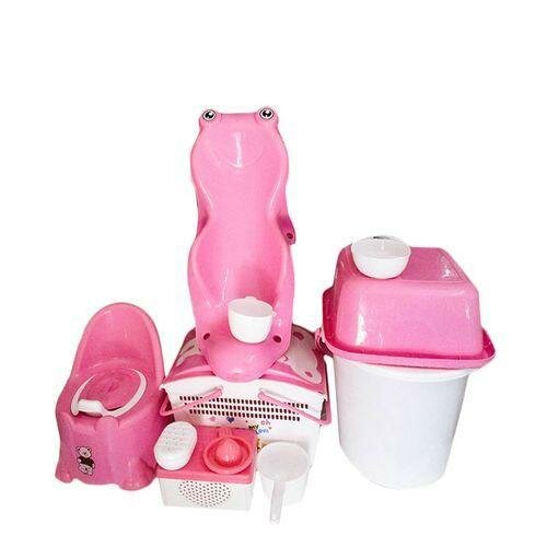 Sweet Baby Kit Baignoire - Bébé - 10 Pcs - RoseBlanc