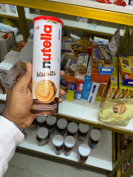 Biscuits Nutella en tube