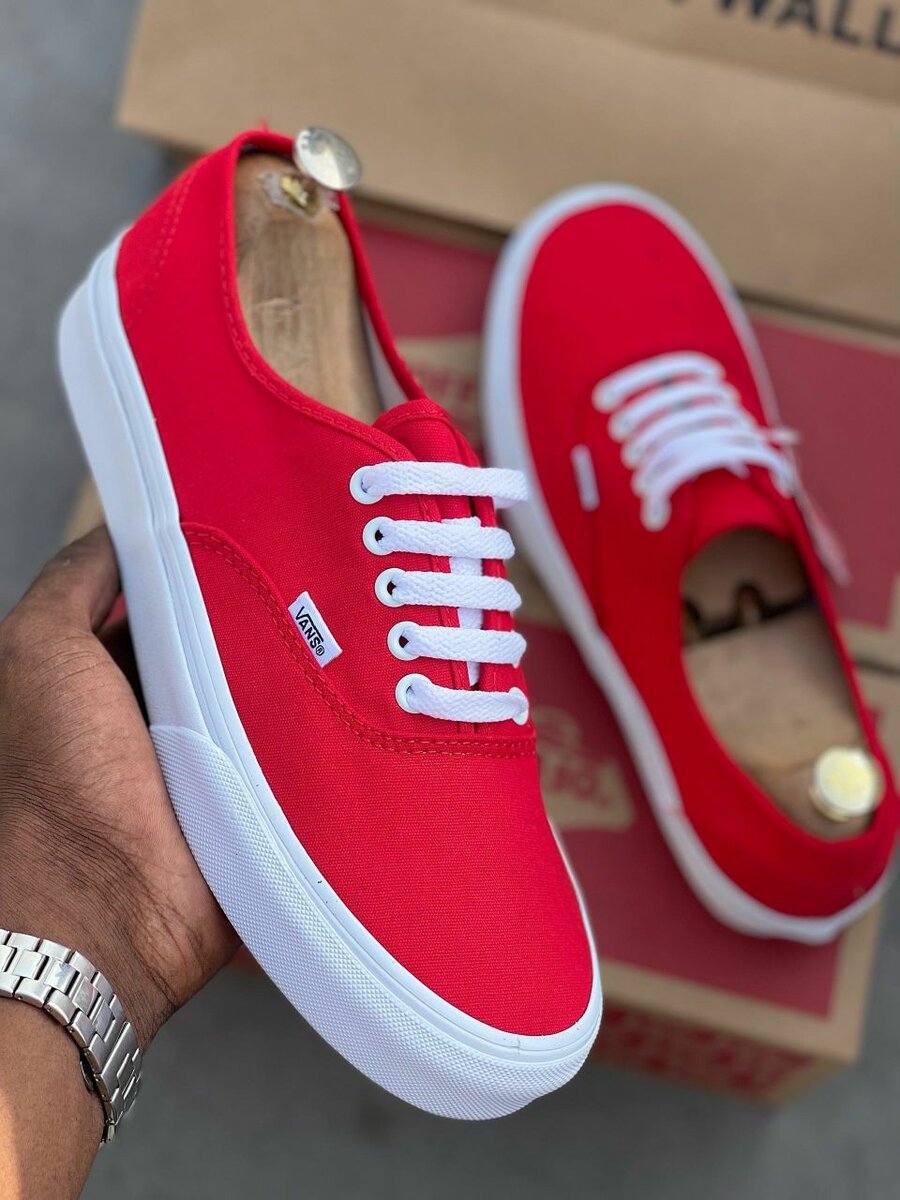 Vans Sneakers Rouges Unisexes