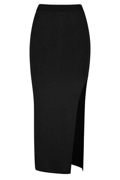 Jupe Crayon Noire Élégante