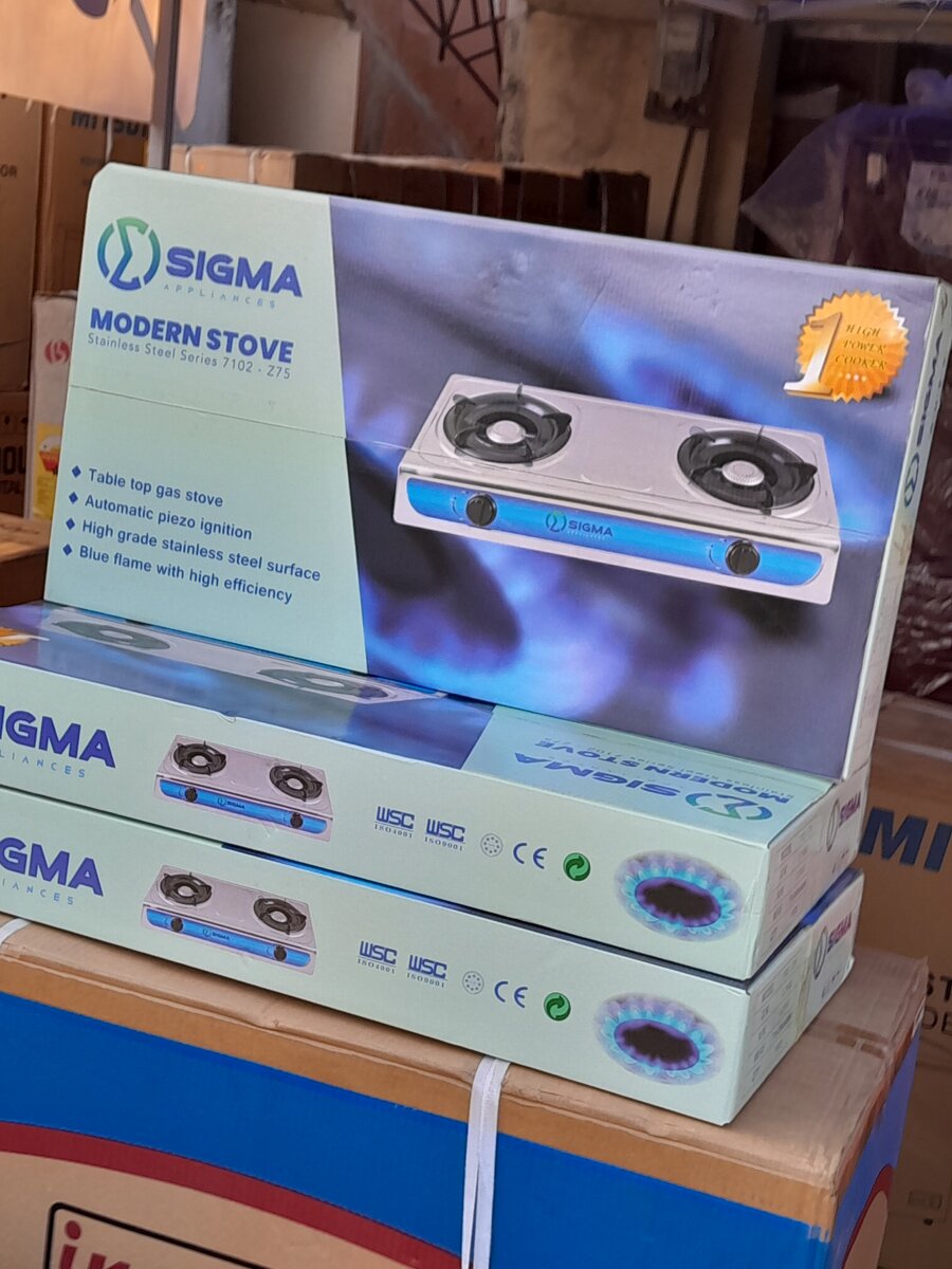 Sigma 2 burner gas Stove