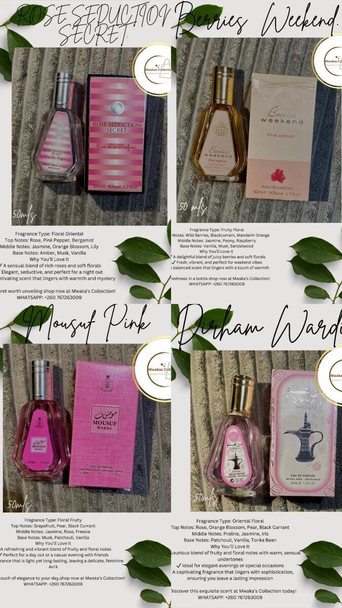 50ml Arabic perfumes.