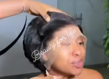 pixie cut vietnamese single drawn hair