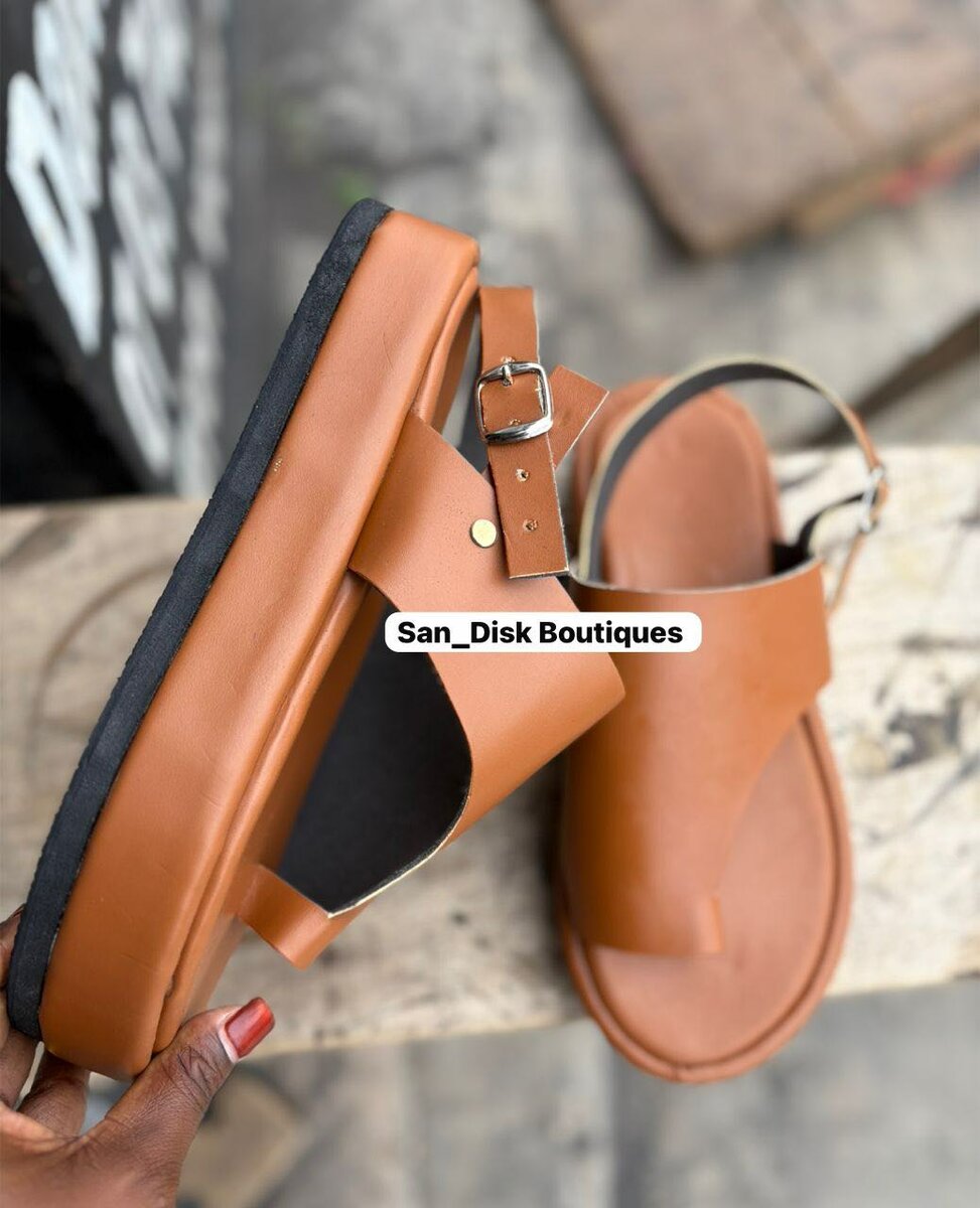 Sandales en cuir pour hommes