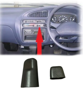 Pack of 2 Daihatsu Coure Interior Ac Fan Heater Plastic Knobs