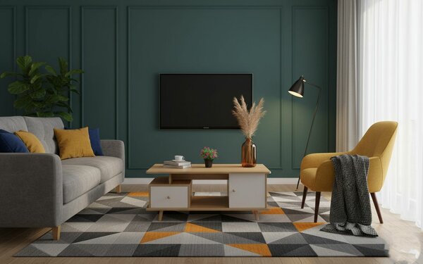 Table basse moderne en bois