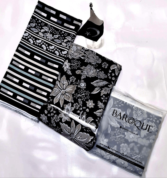 3 PCs Women's unstitched Karandi